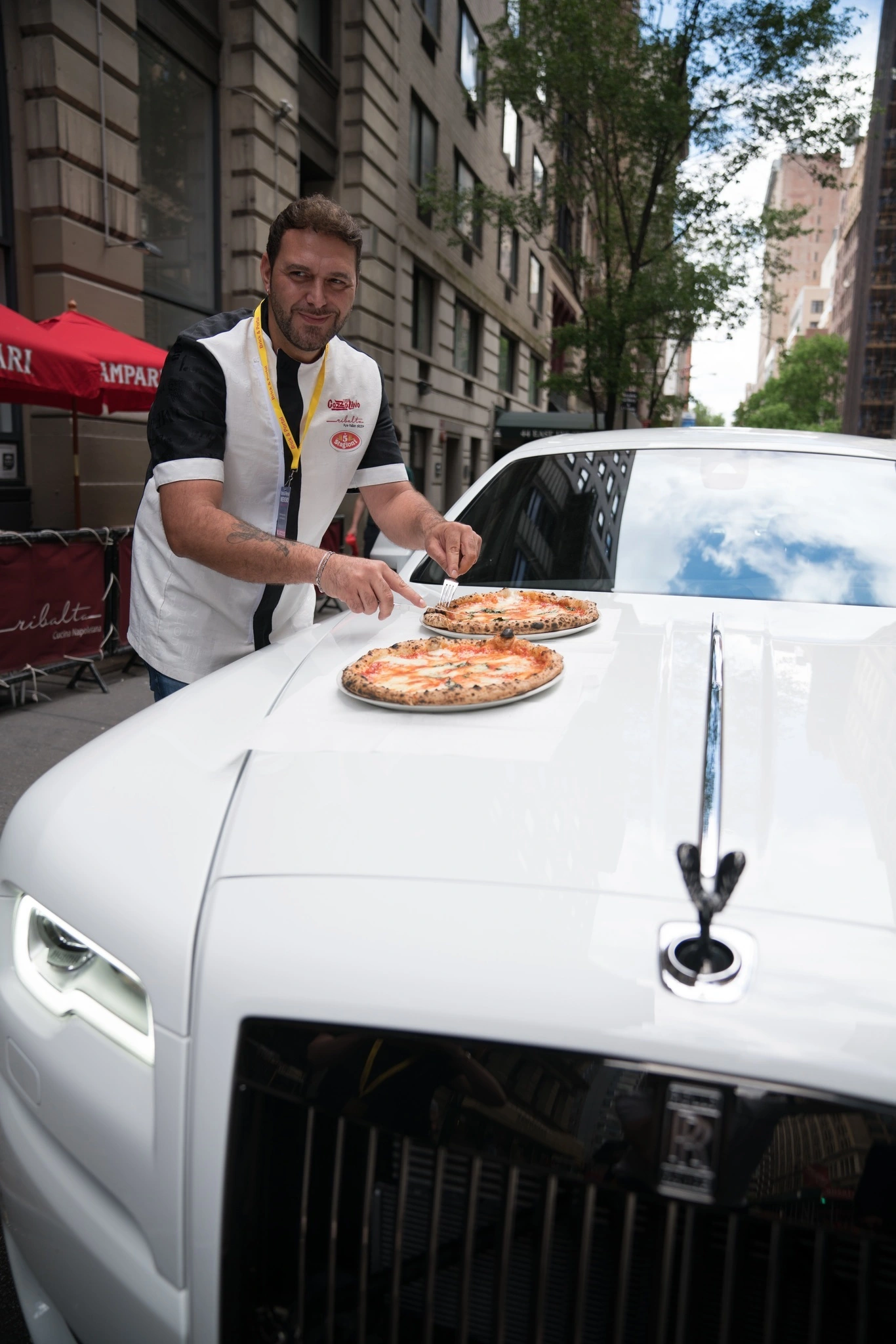 How I ate pizza on a Rolls Royce and why reviews by Anjelika Lours' Kour @globalnewyorker