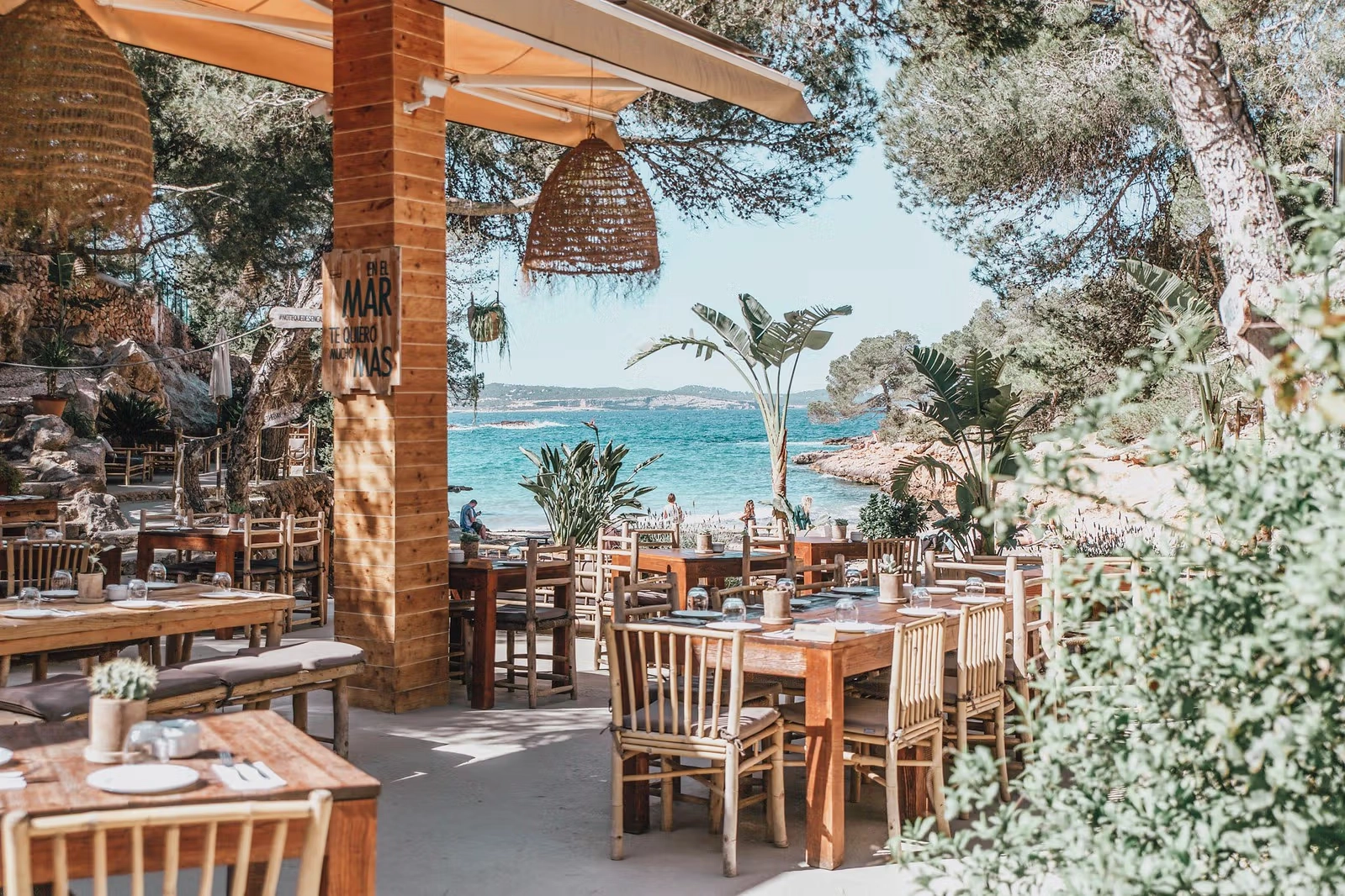 Cala Gracioneta restaurant in Illes Balears, Spain, reviews by Anjelika Lours' Kour @globalnewyorker