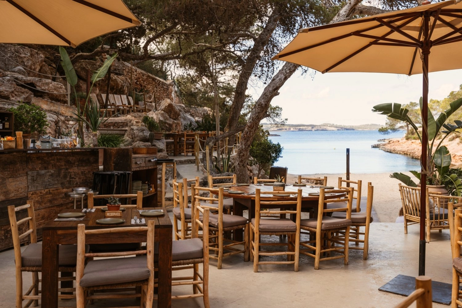 Cala Gracioneta restaurant in Illes Balears, Spain, reviews by Anjelika Lours' Kour @globalnewyorker