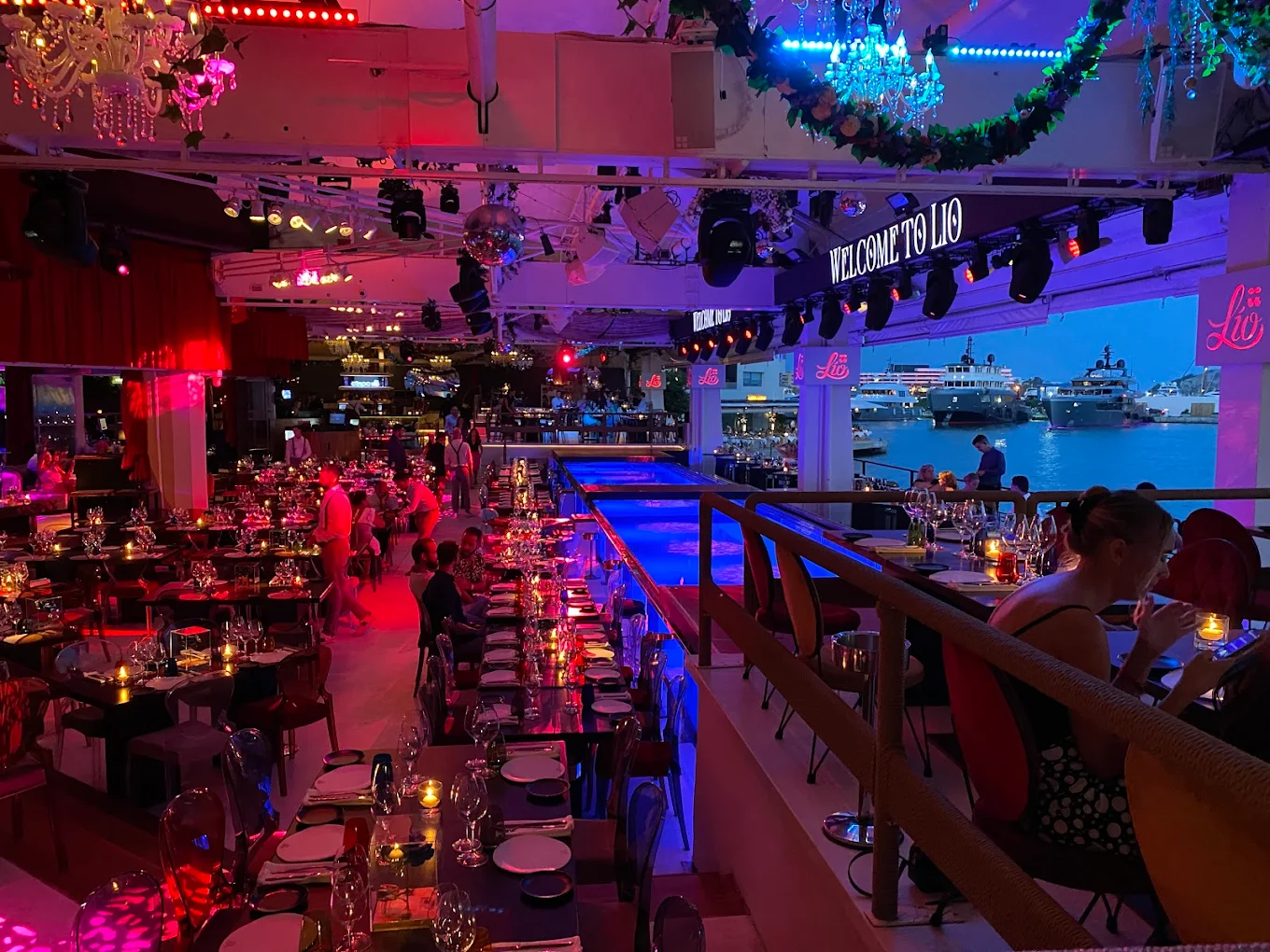 Lío Ibiza Restaurant & Cabaret in Ibiza, Spain, reviews by Anjelika Lours' Kour @globalnewyorker