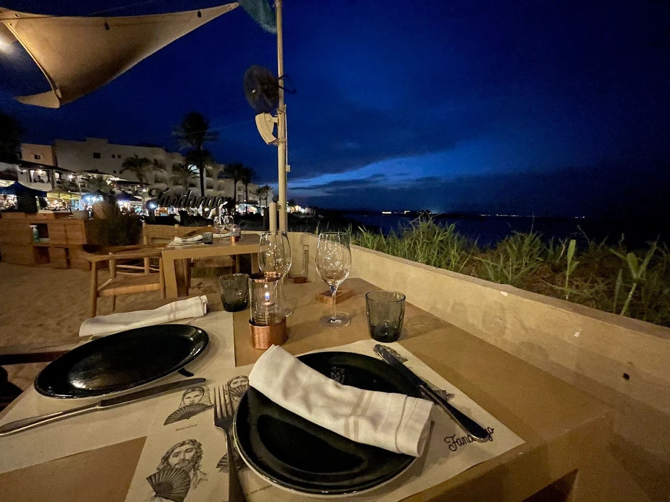 Fandango Formentera restaurant in Illes Balears, Spain, reviews by Anjelika Lours' Kour @globalnewyorker